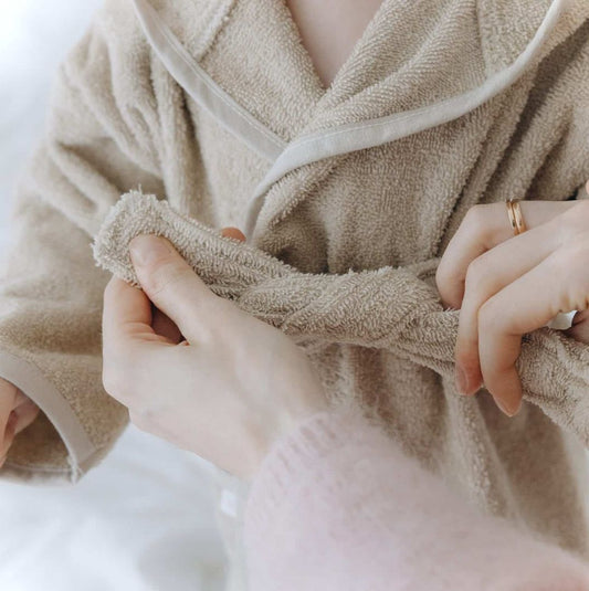 Gepersonaliseerd Badtextiel met Naam – Het Liefste (Kraam)Cadeau met Betekenis 💛 - Maatje voor Maatje