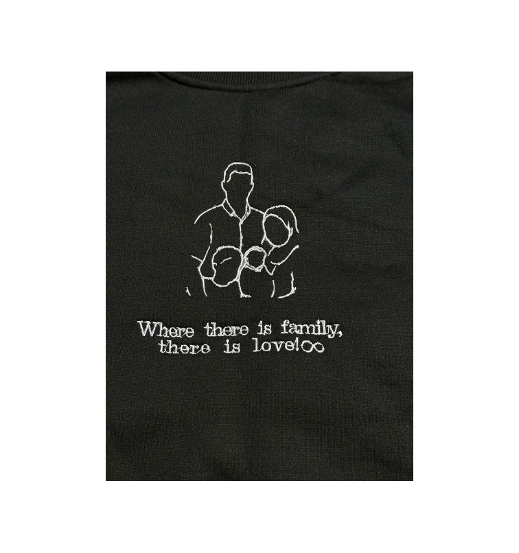 Personalized sweater (with family photo)