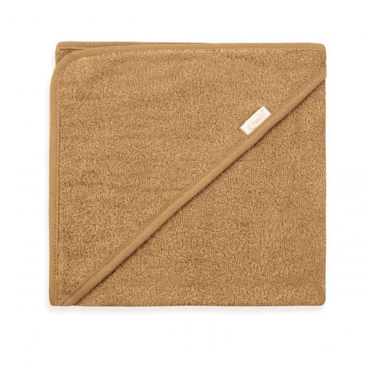 Badcape met naam β Persoonlijk en zacht kraamcadeau - Sand - Maatje voor Maatje