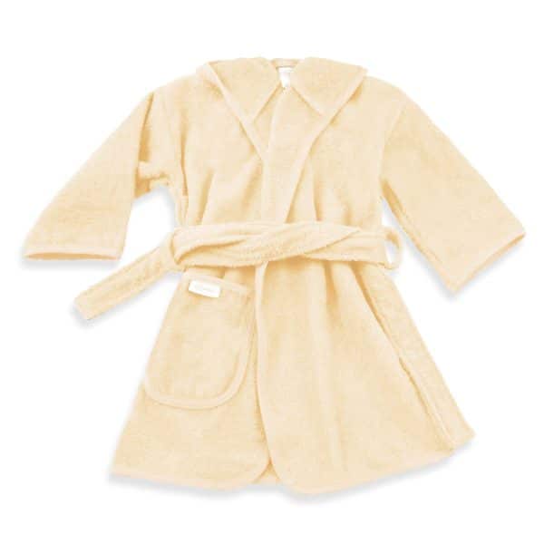 Kinderbadjas met naam - Badjas met naam kind - Sandstone beige - Maatje voor Maatje