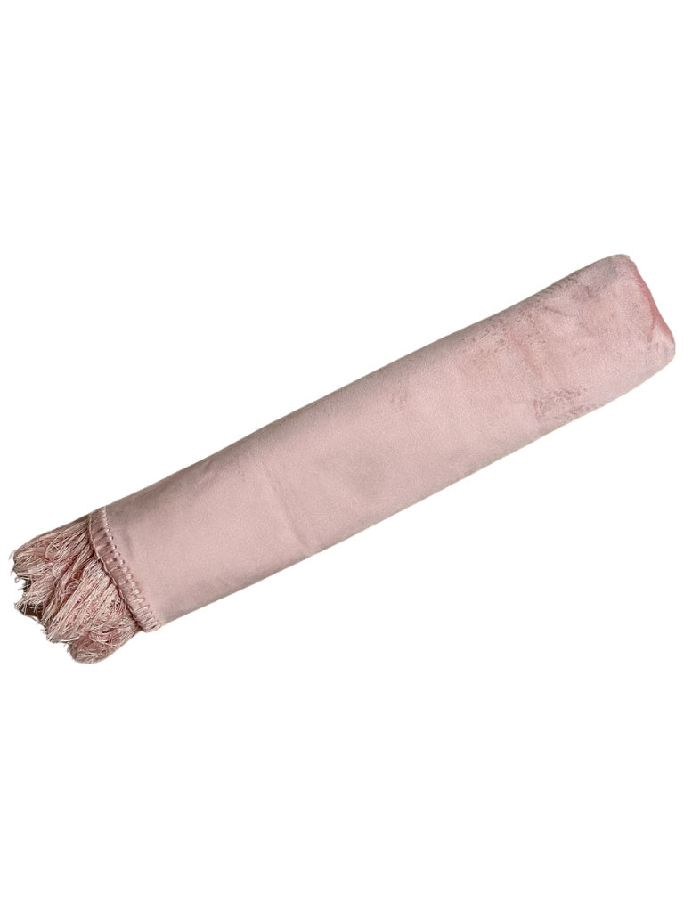 Gebedskleed met naam velvet - Roze - Geborduurd