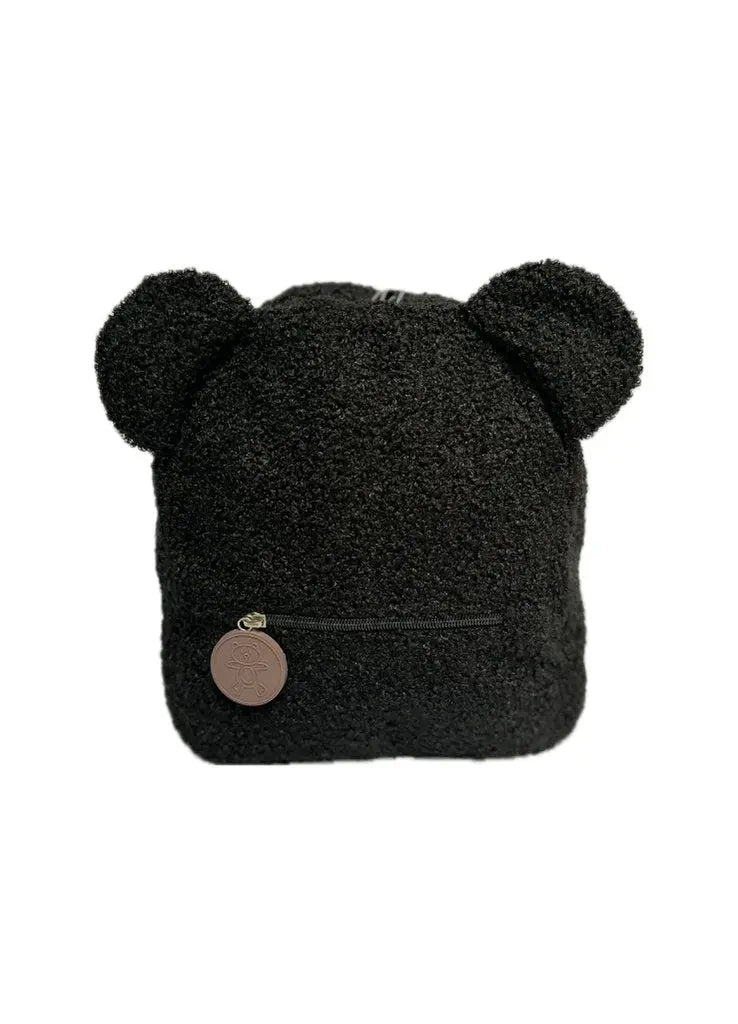 Teddy tas met naam - Zwart - Stijlvol, zacht - Maatje voor Maatje