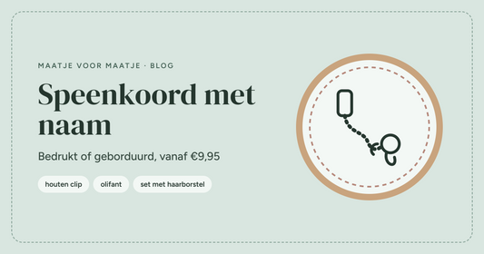 Waarom een speenkoord met naam goedkoop én onmisbaar is voor jouw baby