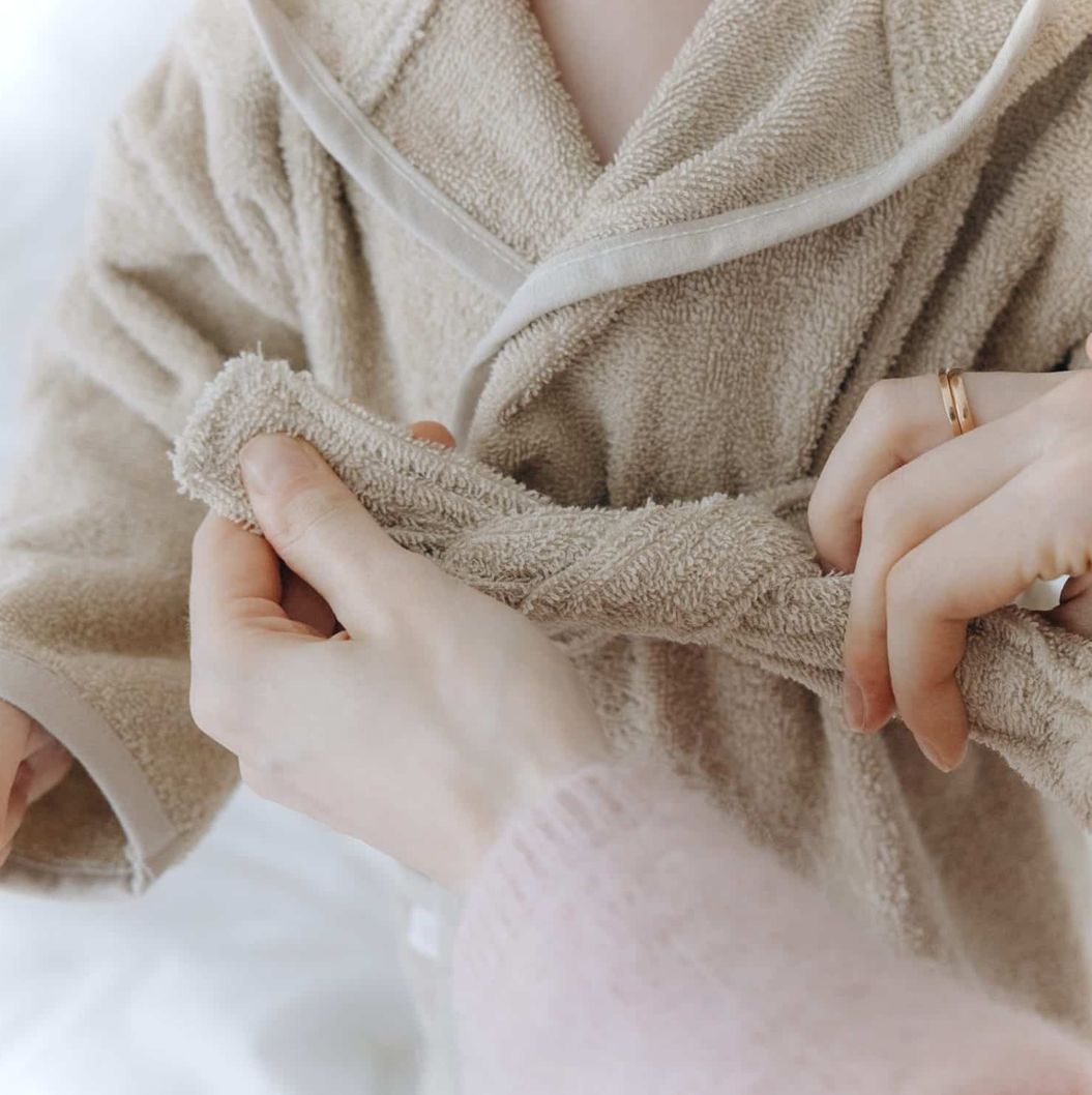 Gepersonaliseerd Badtextiel met Naam – Het Liefste (Kraam)Cadeau met Betekenis 💛 - Maatje voor Maatje