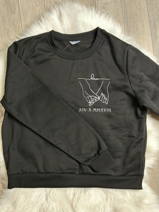 Sweater met familie foto | Geborduurd | Design 2
