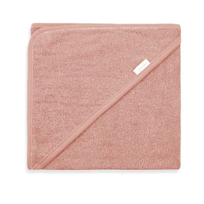 Badcape met naam – Persoonlijk en zacht kraamcadeau | Sandstone pink - Maatje voor Maatje
