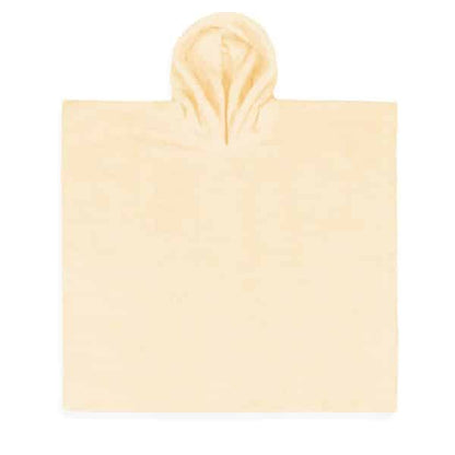 Badponcho met naam – Gepersonaliseerd en zacht - Sandstone beige - Maatje voor Maatje