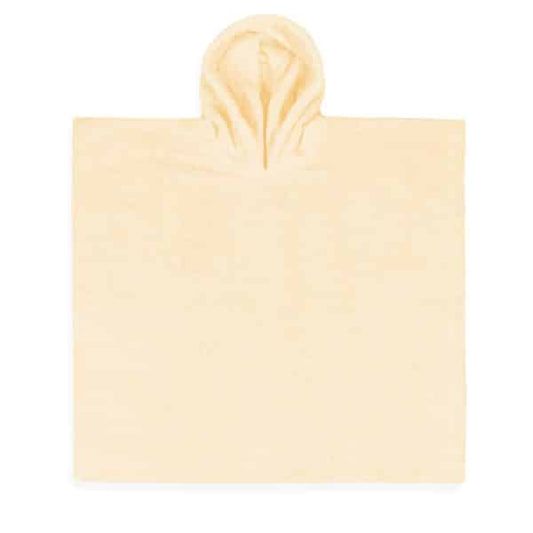 Badponcho met naam – Gepersonaliseerd en zacht - Sandstone beige - Maatje voor Maatje