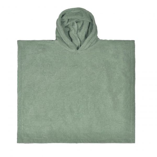 Badponcho met naam – Gepersonaliseerd en zacht - Stonegreen - Maatje voor Maatje