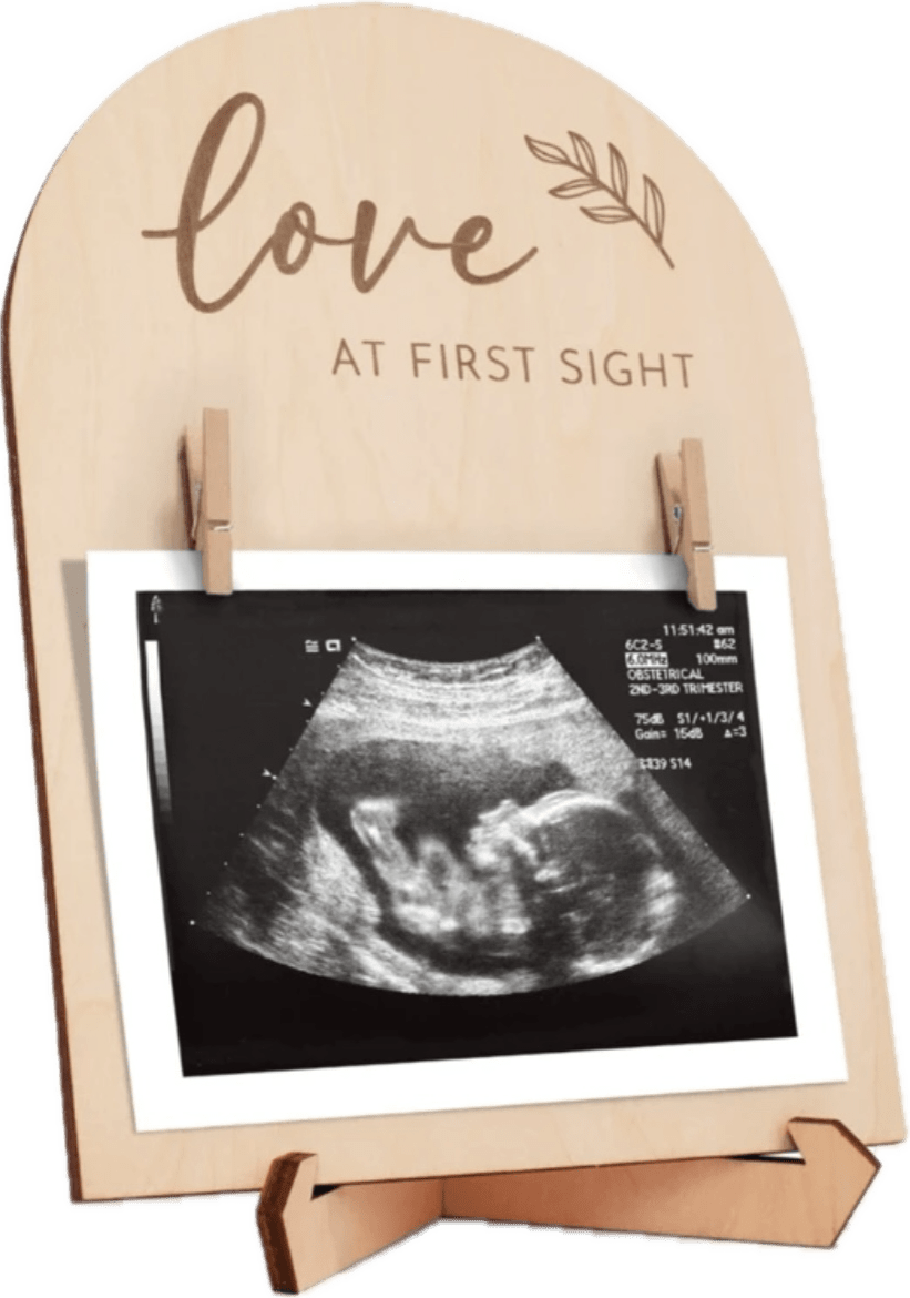 Geboortebord & echo fotolijst - Een Mooie Herinnering aan je Zwangerschap - Maatje voor Maatje
