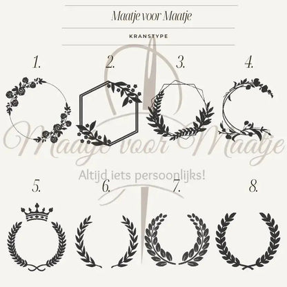 Geboorteset met naam - 5 - delig - Het ideale kraamcadeau - Maatje voor Maatje