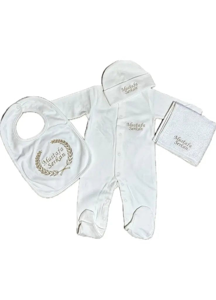 Geboorteset met naam - 6 - delig - Het ideale kraamcadeau - Maatje voor Maatje