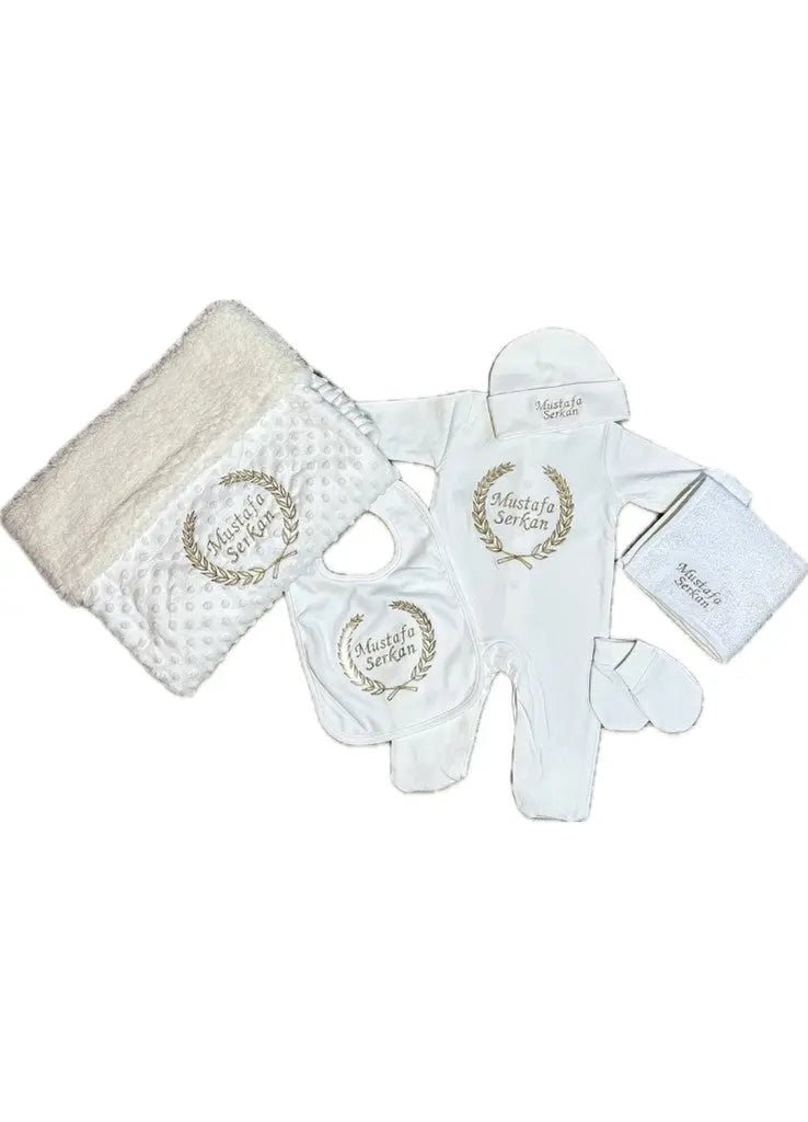 Geboorteset met naam - 6 - delig - Het ideale kraamcadeau - Maatje voor Maatje