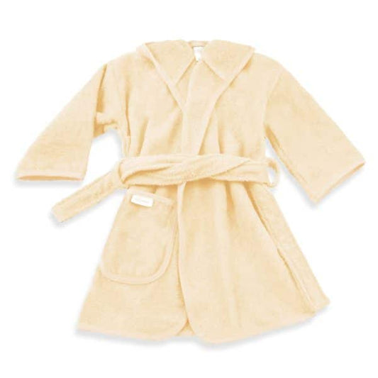 Kinderbadjas met naam - Badjas met naam kind - Sandstone beige - Maatje voor Maatje