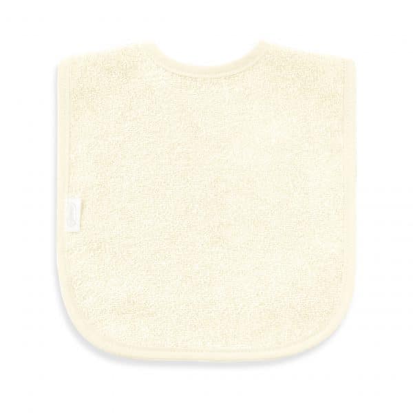 Slabbetje met naam - Ecru - Geborduurd - Maatje voor Maatje
