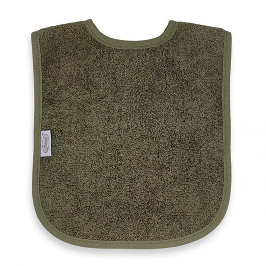 Slabbetje met naam - Moss green - Geborduurd - Maatje voor Maatje