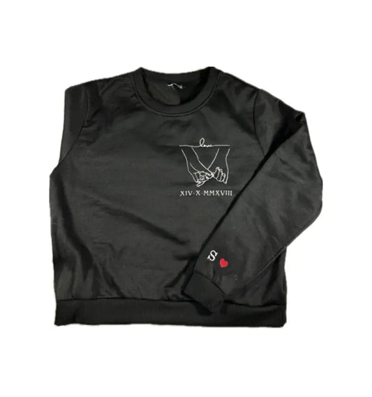 Sweater met familie foto - Geborduurd - Design 2 - Maatje voor Maatje