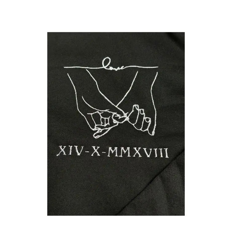 Sweater met familie foto - Geborduurd - Design 2 - Maatje voor Maatje