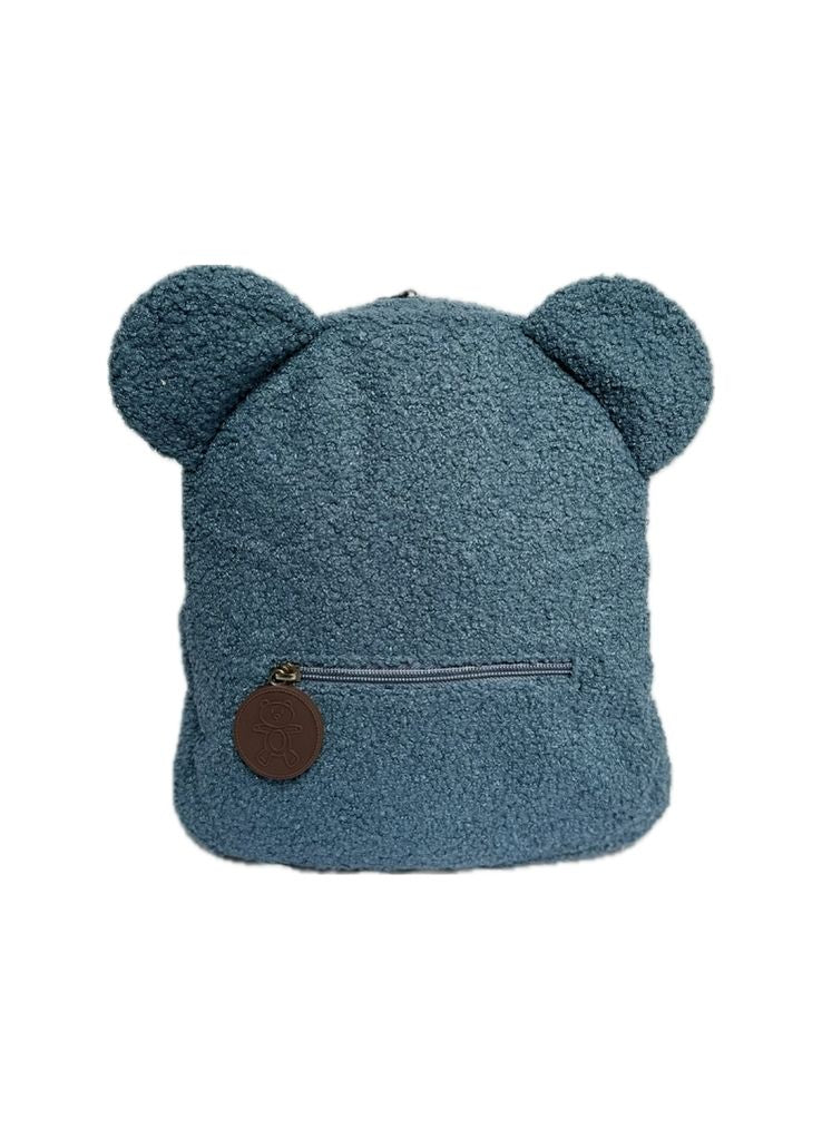 Teddy tas met naam - Blauw - Stijlvol, zacht - Maatje voor Maatje