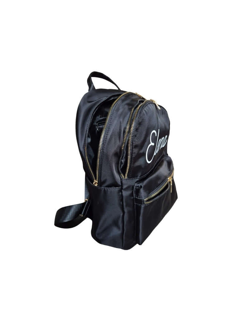 Zwarte Rugtas Met Naam - Zwart - Bedrukt - Maatje voor Maatje