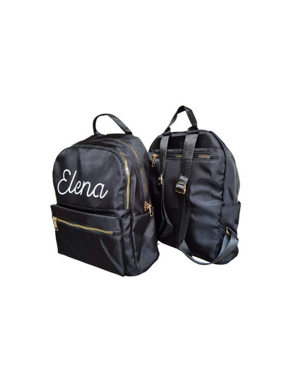 Zwarte Rugtas Met Naam - Zwart - Bedrukt - Maatje voor Maatje